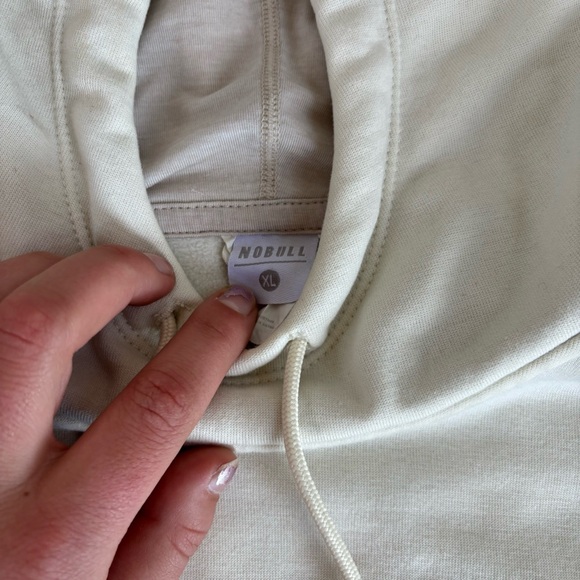 Nobull Pullover Hoodie Sweater Women’s Size XL Ivory - Picture 9 of 11